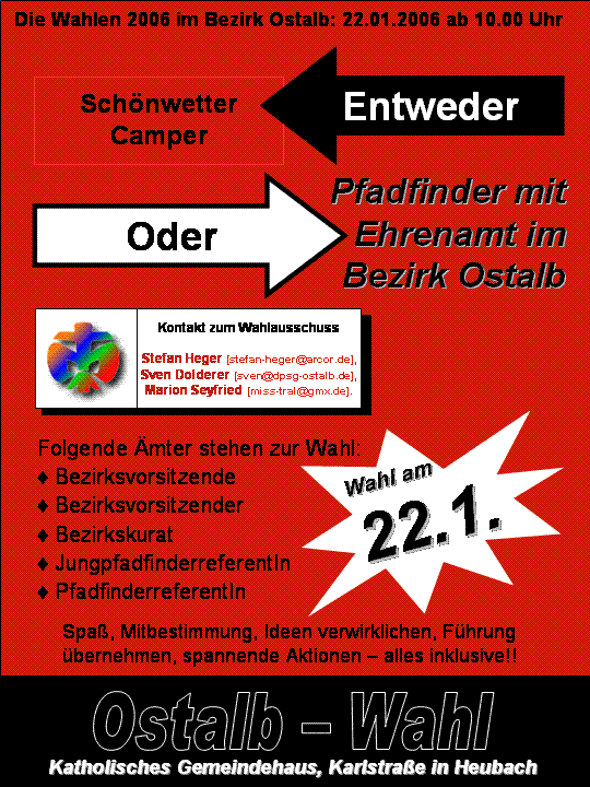 Wir brauchen Deine Kandidatenvorschl�ge!
